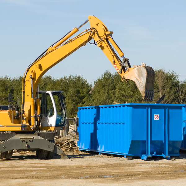 can i choose the location where the residential dumpster will be placed in Greenwood Village CO